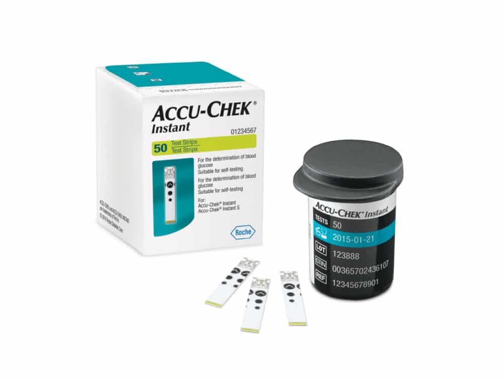 Bandelettes Accu-Chek Instant – Boîte de 50