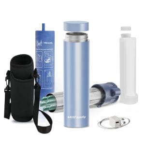 Réfrigérateur insuline portable Voyager Mini 4AllFamily bleu avec couvercle USB